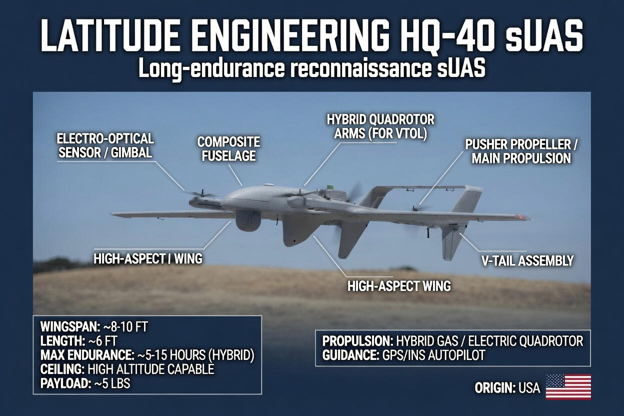Latitude Engineering HQ-40 sUAS